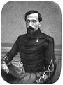 将校用Mle1842礼装を着用したアルジェリア第3スパッヒ連隊（フランス語版）所属の中尉（ジュール・ジェラール（フランス語版）、1854年）