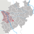 Lage der Stadt Remscheid in Nordrhein-Westfalen