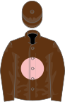 Brown, pink disc