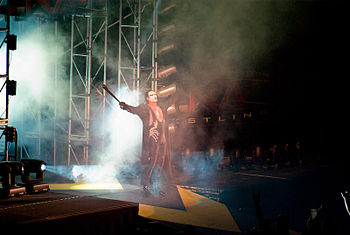 Sting entering the arena at Bound for Glory IV