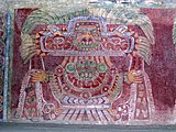 Велика богиня - настінний розпис, Теотіуакан, Мексика