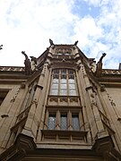 Gargoyles of the neo-Gothic staircase of rue aux Juifs (late 19th century).