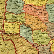 Територія колишньої Подільської губернії, адміністративні межі станом на 1 жовтня 1925