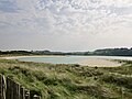 L'estuaire (ou ria) du Guillec, vue vers l'amont depuis les abords de la plage du Guillec