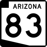 Straßenschild der Arizona State Route 83
