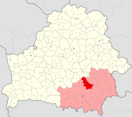 Distretto di Svetlahorsk – Localizzazione