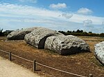 Der heute zerbrochene Große Menhir