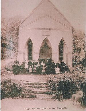 la chapelle ND de Pitié de Montredon vers 1900