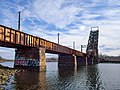 Image 45Crook Point Bascule Bridge in Providence. It's been stuck in the open position for 50 years. A local landmark, but slated for destruction soon.