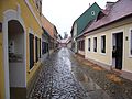 Lange Straße med verneverdige bygninger