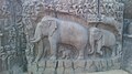 Mahabalipuram elephant statue