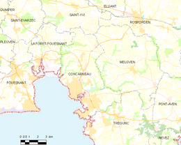 Concarneau – Mappa