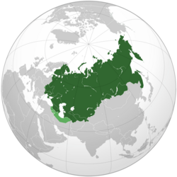 1917年的俄羅斯共和國，除了西部一些地區被德意志帝國佔領外，領土基本上和1867年俄羅斯帝國向美國出售阿拉斯加後相同。