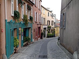 The main street in Marly-le-Roi