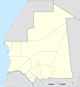 Mappa di localizzazione: Mauritania