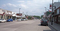 Union Street i downtown Mora, 2007