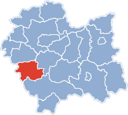 Location within the voivodeship