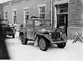 General Pattons Jeep in Bastogne am 1. Januar 1945