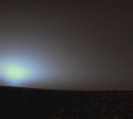 Viking 2 lander Camera 2 SKY AT SUNRISE (Low Resolution Color) Sol 34 04:22