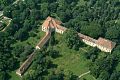 The Esterházy manor-house from the air