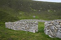 St Kilda sheep enclosure