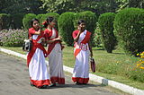 K16. School students in Science City Kolkata.