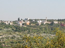 Araqah as seen from the Shahak Industrial Park