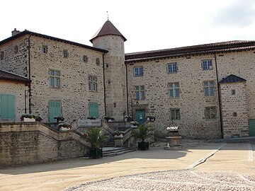 Le château de Roche-la-Molière (Loire).