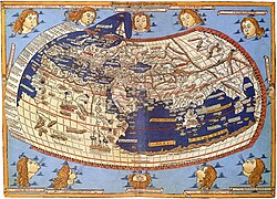 Карта Птолеме�� наведена в працях Йогана Шнітцера, 1482 рік