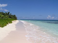 Isolated part of Flamenco Beach