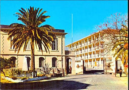 Entrée de la caserne Grignan à Toulon du 4e R.I.Ma.