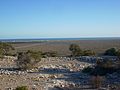 Overlooking coast near Eucla from Eucla Pass