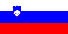 drapeau de la Slovénie.