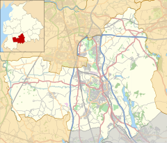 Anderton is located in the Borough of Chorley