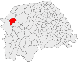 Location in Suceava County