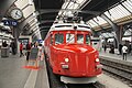 Roter Pfeil im Bahnhof Zürich