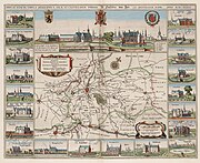 Ypres et les châtellenies de sa campagne environnante dans la première moitié du XVIIe siècle.