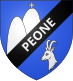 Coat of arms of Péone