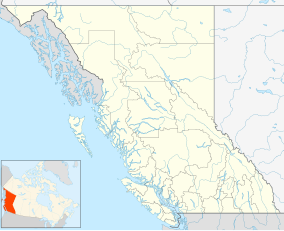 Map showing the location of Dune Za Keyih Provincial Park and Protected Area