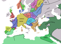Eurooppa vuonna 1092.