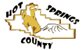 Flagge von Hot Springs County