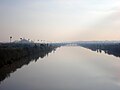 Le Guadalquivir longeant l'ouest de la ville par la Corta de Cartuja.