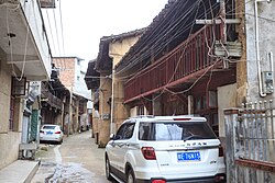 A narrow street in Geyuan