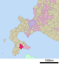 Lokasi Hokuto di Hokkaido (Subprefektur Oshima)