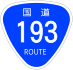 National Route 193 shield