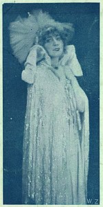 Juliette Lind i Helsingborgsrevyn Blått-Blått 1919.