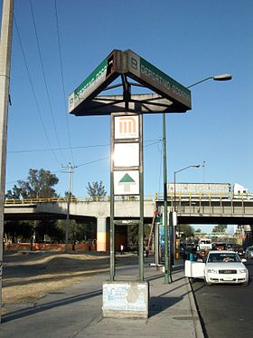 Entrée de la station.