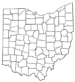 Location of Canal Winchester, Ohio