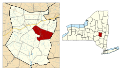 Location in Schoharie County and the state of New York.