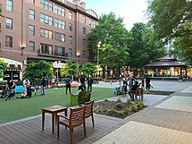 Back of Rockville Town Square stage area